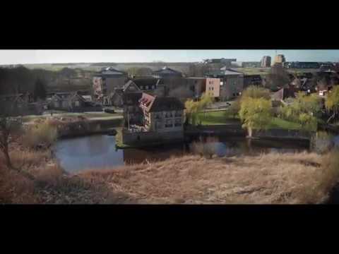 Beautiful 's Hertogenbosch, the Netherlands. AERIAL DRONE 4K VIDEO