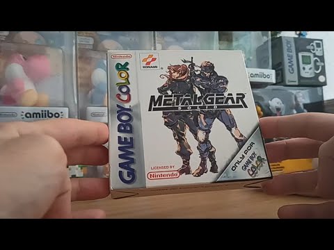 Unboxing & Gameplay Metal Gear Solid GBC (no commentary)