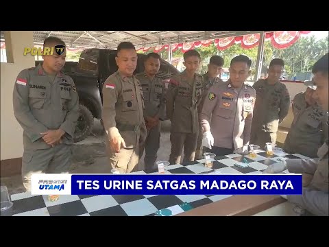 50 PERSONEL SATGAS MADAGO RAYA JALANI TES URINE