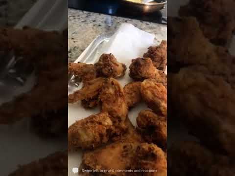 Trick Daddy Cooking Chicken, Waffles and Cheese Eggs for His Nieces For Breakfast