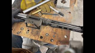 HK21  cutting the receiver and starting to fit items