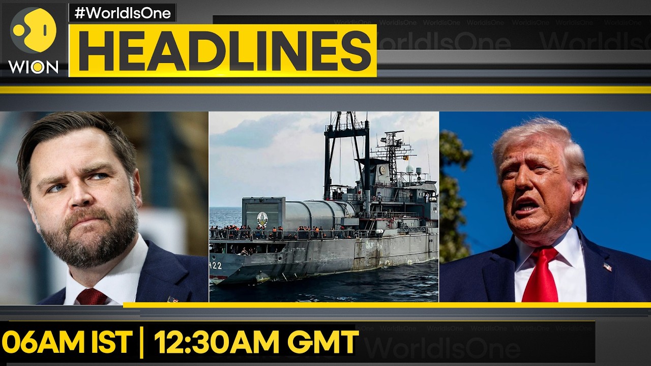 Trump: US To Sink Iran Boats Defying Blockade | Vance: Iranians Didn't Move Far Enough | Headlines