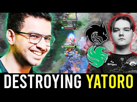 "How ATF destroyed YATORO's MORPHLING in GAME 3 with his TIMBERSAW.."