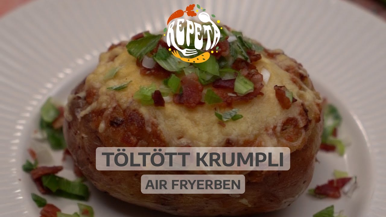 Töltött krumpli air fryerben | Repeta