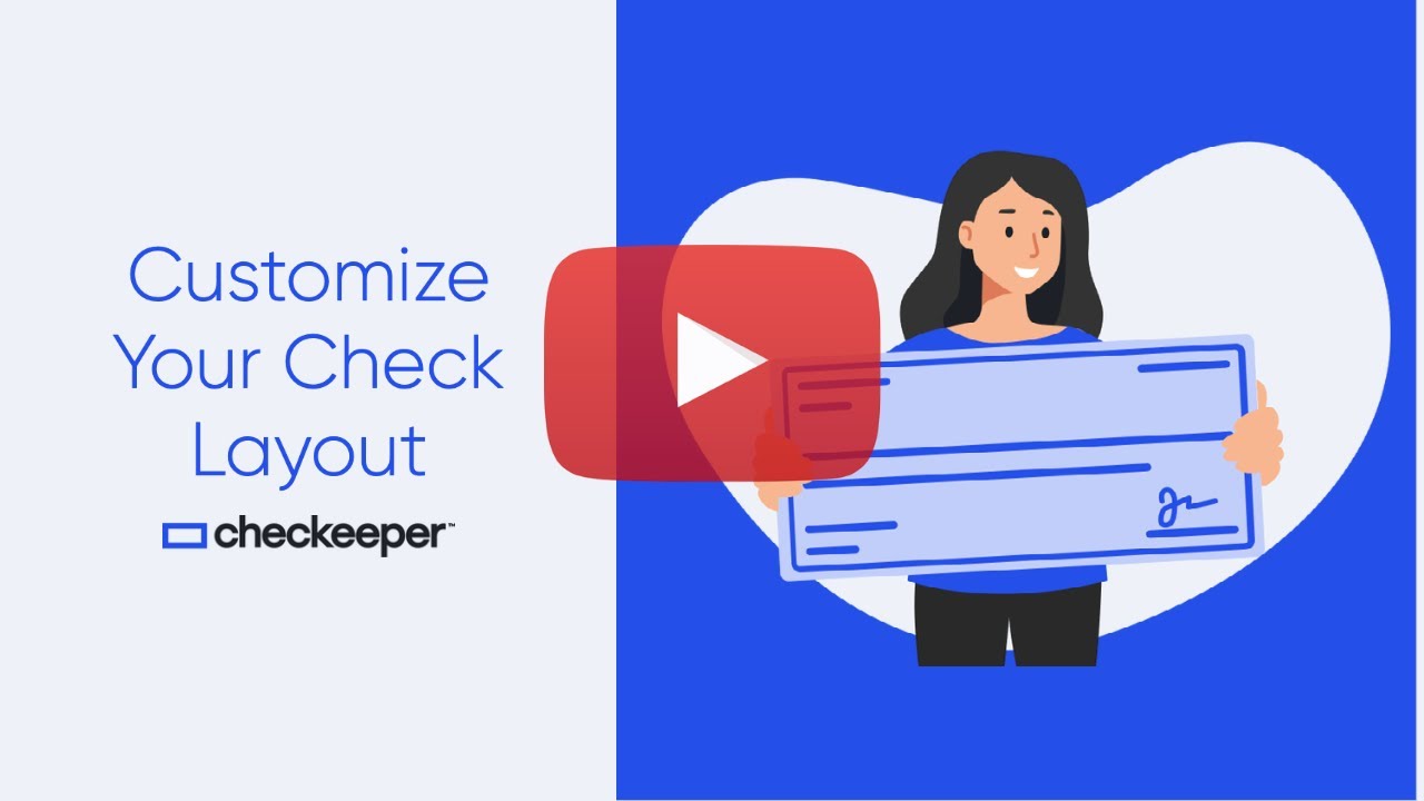 How to Customize a Check Layout