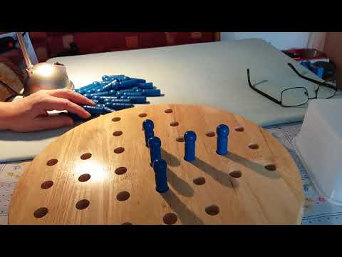 einfache Lösung Solitär Brettspiel