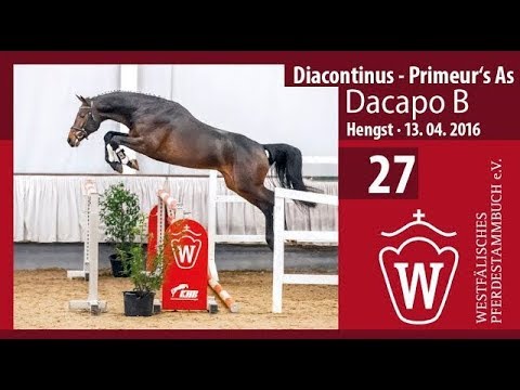 27 Dacapo B Hengst v. Diacontinus - Primeur`s As