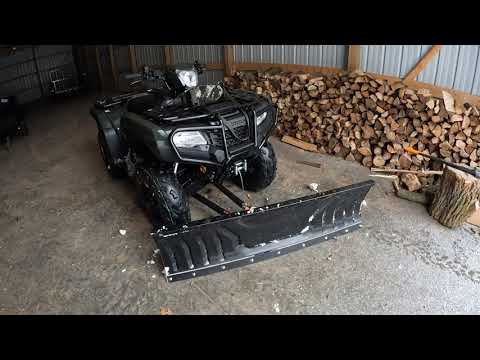 G Reviews & Plows Snow w/ Kolpin Storm Chaser / '23 Honda Foreman 520 ATV