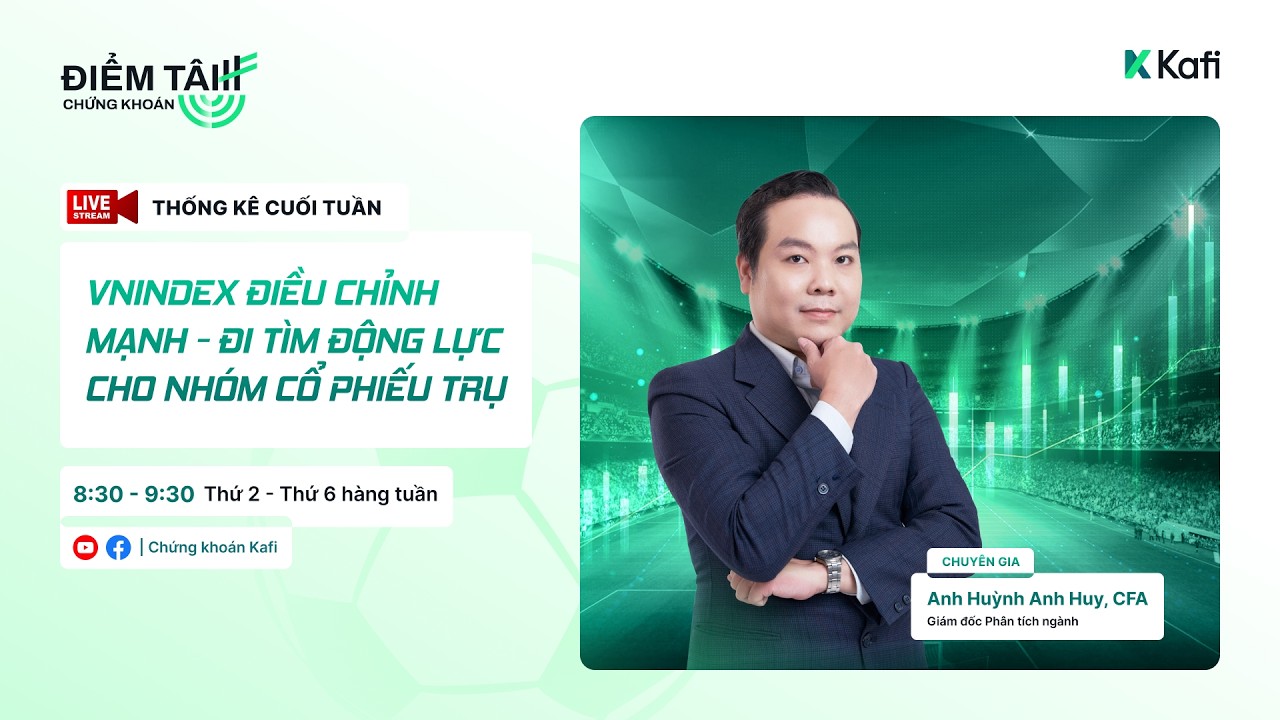 VN-INDEX Điều Chỉnh Mạnh - Đi Tìm Động Lực Cho Nhóm Cổ Phiếu Trụ