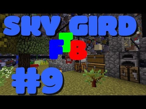 ► Český Let´s Play | Minecraft FTB Ultimate Sky Gird | Upgrade farmy na zlato & zombie farmy (#9)