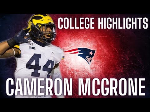 Cameron McGrone College Highlights | New England Patriots | #2021NFLDraft