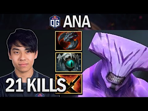 OG.ANA FACELESS VOID WITH 21 KILLS - DOTA 2 7.27 GAMEPLAY
