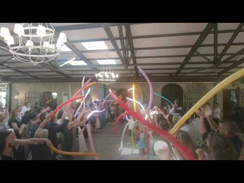 Ingresso Sposi e invitati divertente con Palloncini - Matrimonio Travolgente - Casale Marino, Festa.