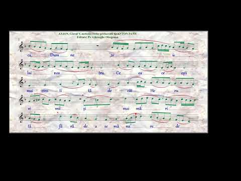 AXION, Glasul V, melodie veche prelucrată de ANTON PANN