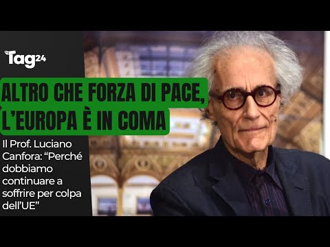 Luciano Canfora: "Altro che forza di pace, l'Europa è in coma. Definire Russia autocrazia fa ridere"