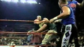 WWF Raw Is War 1998 - The New Age Outlaws vs The headbangers vs Truth commisision vs The godwinns