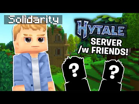 More HYTALE On The FRIENDS SERVER!! (this game is really fun!)
