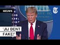 Trump clasht met journalist tijdens persconferentie