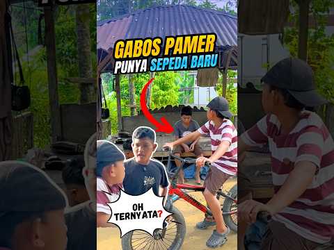 GABOS PAMER SEPEDA BARU #wakgenk #videoviral #videolucu #comedy #sepeda