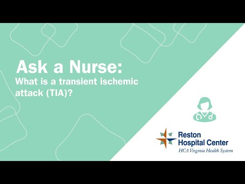 What is a transient ischemic attack (TIA)? - Reston Hospital Center