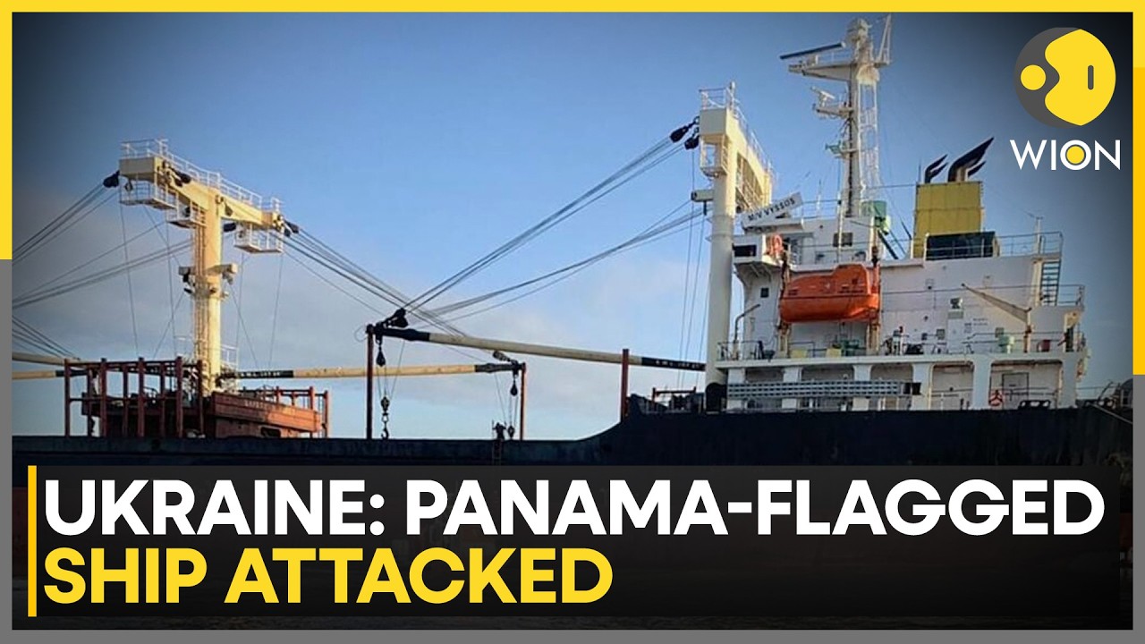 Russia-Ukraine War: Cargo Ship Hit In Black Sea As Ukraine Accuses Russia | WION