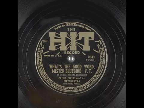 What's The Good Word, Mr Bluebird cover