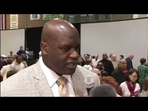 Shaquille O’Neal Jersey Retirement At Cole High School (San Antonio, TX)
