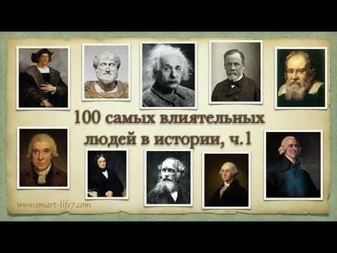 100 самых влиятельных людей в истории, часть 1.