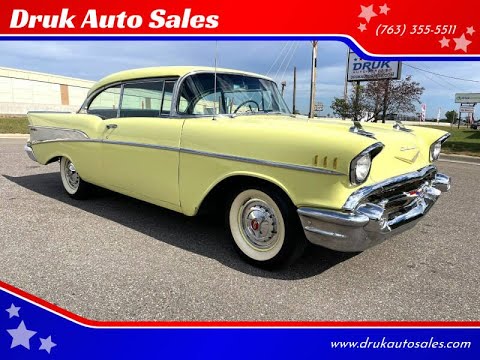 1957 Chevy Bel Air  *  www.DrukAutoSales.com #chevy #v8 #carshow