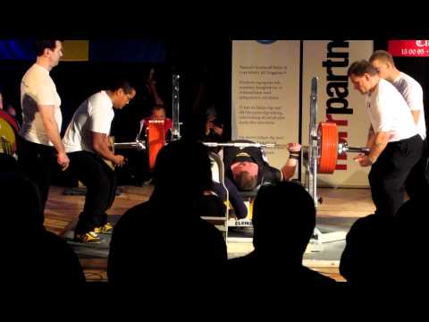 Marcus Hirvonen 300kg Bänkpress SM 2011 Sundsvall 26/11