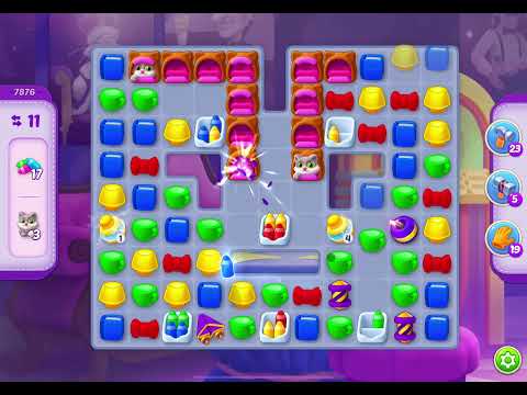 HomeScapes Level 7876 no boosters (18 moves)