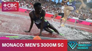 Men's 3000m steeplechase at Diamond League meet in Monaco | #athletics #diamondleague