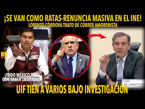 DESVANDADA EN EL INE SE VAN COMO RATAS! UIF TRAS ELLOS NI LÓPEZ DORIGA LOS LOS SALVO