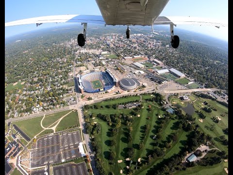 Ann Arbor Flying out from KARB over the Town.
