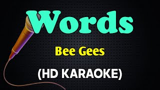 Download lagu WORDS - Bee Gees (HD Karaoke) mp3