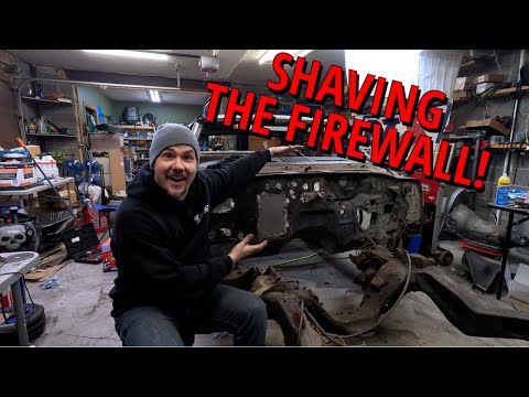 Shaving a Car's Firewall!  Smooth All Those Holes!