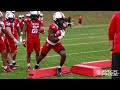NC State Running Back Drills During 2024 Spring Practice