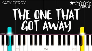 Download lagu Katy Perry - The One That Got Away | EASY Piano Tutorial mp3