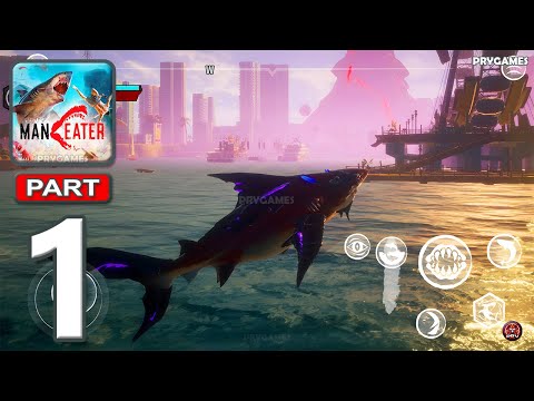Maneater Mobile - Gameplay Walkthrough Part 1 - Intro & Tutorial (Android, iOS)