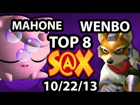 S@X Weekly - Wenbo (Fox) Vs. Mahone (Jiggly Puff) SSBM Losers Semis - Super Smash Bros. Melee