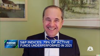 79% of active funds underperformed in 2021, according to S&P Dow Jones Indices