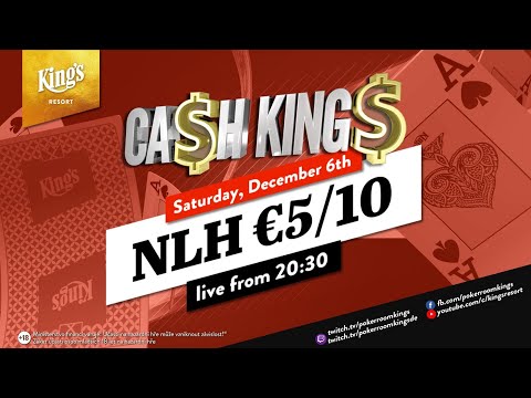 🇩🇪 👑 Ca$h King$ Special €5/€10 NLH Cash Game live aus dem King's 🎙Hachi 👑🇩🇪