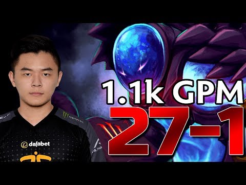 9.6k MMR Crazy MidOne 27-1 Carry Arc Warden | 1.1k GPM Gameplay Dota 2