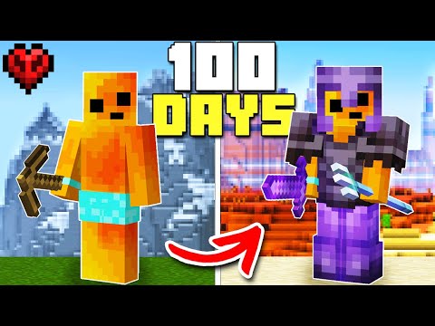 100 Days in Minecraft Hardcore Survival
