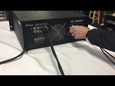 Peavey PV2000 Professional Stereo Power Amplifier - 2000 Peavey PV2000 Professional Stereo Power Amplifier - 2000