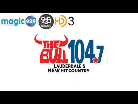 WMIA-FM 93.9 HD3 Miami Beach, Florida - W284CS 104.7 Miami, Florida 104.7 The Bull