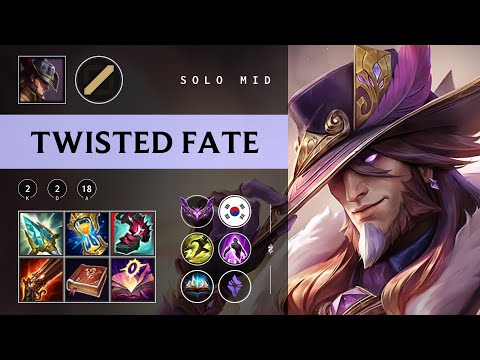 Twisted Fate Mid vs Zed - KR Master Patch 25.24