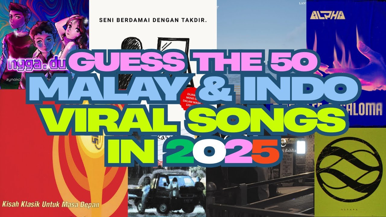 GUESS THE 50 MALAY & INDO VIRAL SONGS IN 2025!!