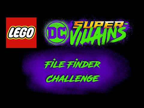 LEGO DC Super-Villains File Finder Challenge