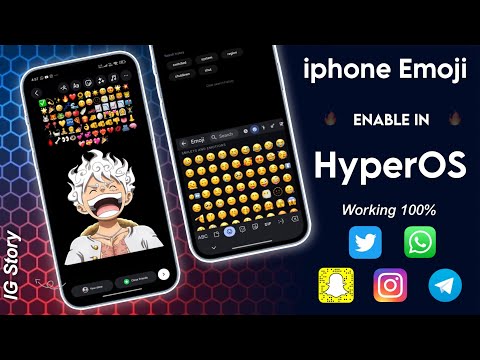 iPhone 16 series' Emoji Pack Enable In Xaimoi HyperOS - iPhone Emoji Enable In Redmi & Poco Phone's